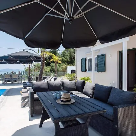 Seaview Corfu 2 Bedroom Private Pool Ac 빌라 *